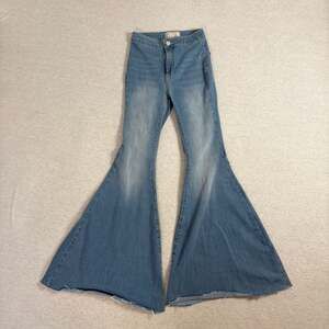 Free People  boho High-Rise Super Flare Bell Bottom Jeans